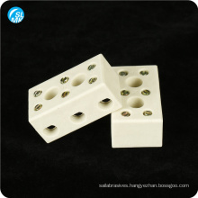 electrical ceramic spare parts steatite ceramic terminal block with factory price